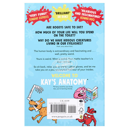 【中商原版】凯的解剖学 人体指南完整版 英文原版 Kay s Anatomy A Complete Guide to the Human Body Adam Kay 商品图1