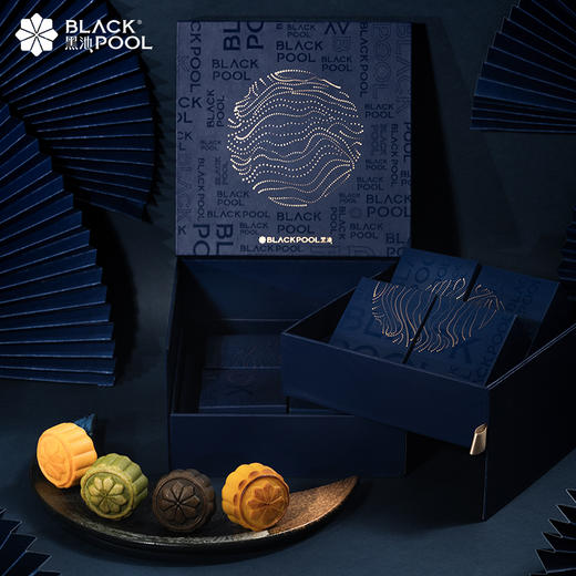 （预约验券专用）【中秋·心悦月饼礼盒】双层典雅蓝金/橙金，验券不成功不发货，选择款式，备注平台+券码，下单支付0.01元即可 商品图3