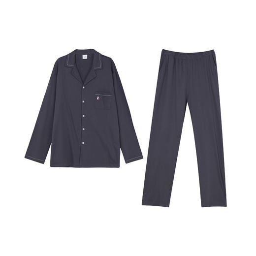 都市丽人都市锋尚好睡好眠男士睡衣亲情蜜语系列锋尚好睡好眠男士睡衣双面无尘棉家居服新年本命年红品FH29B1 商品图11