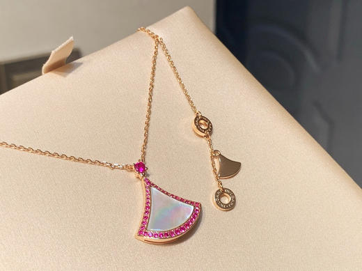 宝格丽七夕情人节扇子项链 商品图6