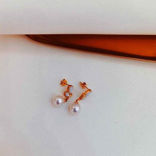 1F金鸿珍珠海水珍珠耳饰 商品图0