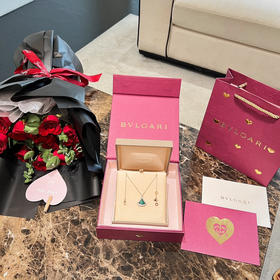 宝格丽七夕情人节扇子项链