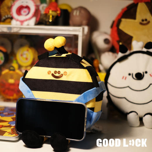 磨铁周边 屁屁鼓毛绒玩具玩偶公仔生日礼物 抱枕布娃娃熊猫星星 商品图2