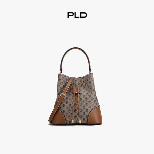 PLD/保兰德 真我系列PVC配皮老花水桶包小众设计通勤女单肩斜挎包 商品图1