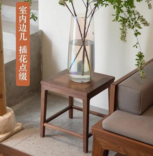 新中式实木小方凳 商品图1