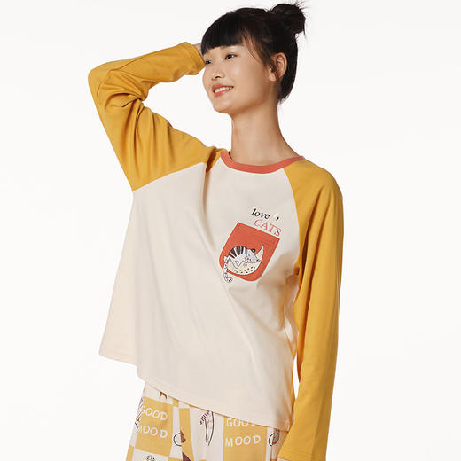 都市丽人生活家居女士睡衣双面无尘棉家居服LH22F6 商品图1