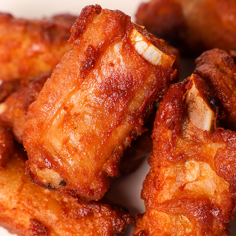 2包装500g*2烧烤食材蒜香排骨蒜香骨/猪肋骨/猪排骨 500克牛巷