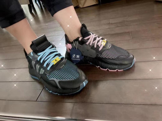 码数只有36.7，37.3，38.7！ADIDAS阿迪达斯NITE JOGGER 🌸💙鸳鸯夜行者限量版运动鞋 商品图3