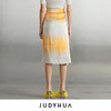 JUDYHUA 抽褶晕染真丝半裙JHC3B271 商品缩略图2