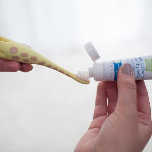 布朗博士婴幼儿牙刷（基础款/鳄鱼/长颈鹿/火烈鸟）/支 商品图3