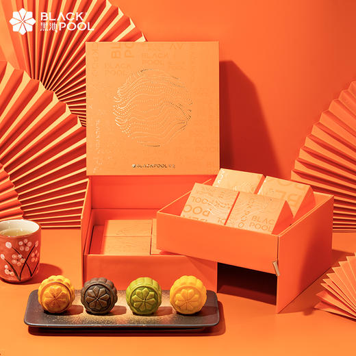 （预约验券专用）【中秋·心悦月饼礼盒】双层典雅蓝金/橙金，验券不成功不发货，选择款式，备注平台+券码，下单支付0.01元即可 商品图0