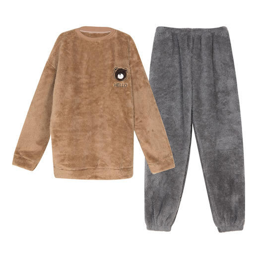 都市丽人都市锋尚睡衣轻松浴室北极绒家居服FH22F6 商品图4