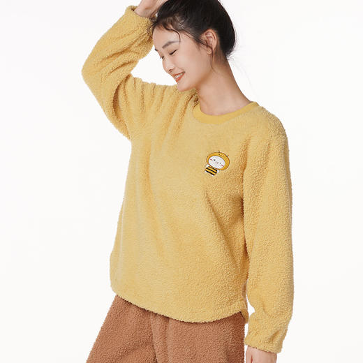 都市丽人生活家居女士睡衣米粒绒家居服LH22F2 商品图2