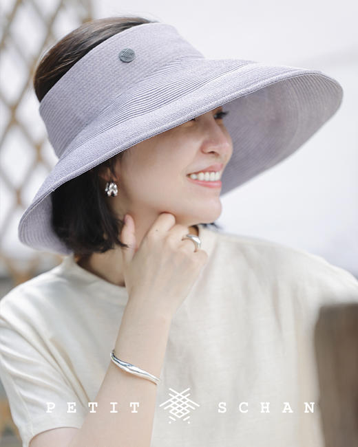 PETIT SCHAN小闪 #040 star trail 星轨 日本进口纸辫大檐不对称设计空顶草帽 商品图12