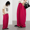 CryingCenter 火龙果色 显白宽松休闲西裤 哭喊中心 商品缩略图1