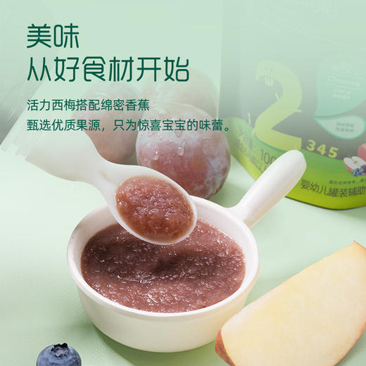 英氏有机婴幼儿果泥100g（多种口味可选） 商品图2