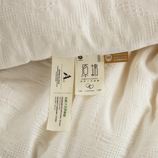 【秋冬新品】A类全棉华夫格发热大豆被 商品图7