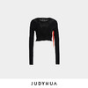 JUDYHUA 简短设计抽绳针织上衣 商品缩略图5