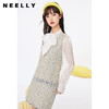 NEELLY纳俪秋季2022新款系带衬衫小香风假两件套装流苏上衣简约风NE2003DR379 商品缩略图0