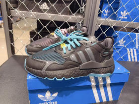 码数只有36.7，37.3，38.7！ADIDAS阿迪达斯NITE JOGGER 🌸💙鸳鸯夜行者限量版运动鞋