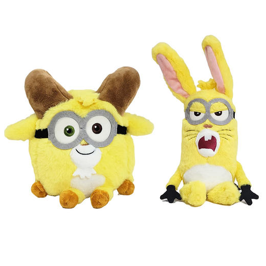 多美 TOMY 小黄人大眼萌普通人偶生肖系列鲍勃凯文玩偶 商品图0