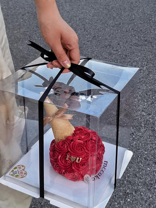 情人节限定 甜筒玫瑰蛋糕 商品图2