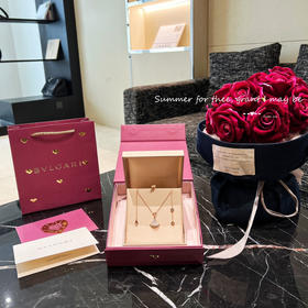 宝格丽七夕情人节扇子项链