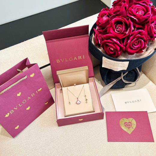 宝格丽七夕情人节扇子项链 商品图0