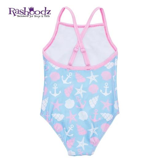 澳大利亚Rashoodz幼儿童花边吊带三角裤连体泳衣沙滩衣女宝宝旅行 商品图3