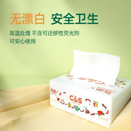 洁柔抽纸家用  实惠装小包3层餐巾纸无香纸抽婴儿面巾纸卫生纸3.150 商品图2