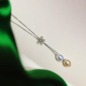 ONLY系列 18K镶钻石和南洋珍珠 项链