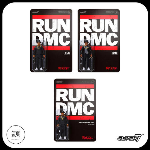 现货 Super7 Run DMC 挂卡系列1B 黑裤子版 商品图1