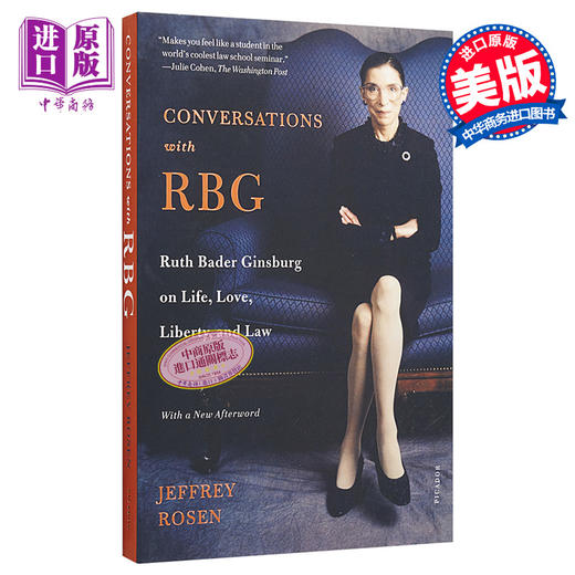 金斯伯格访谈录 RBG给未来世代的声音 Conversations with RBG 英文原版 Jeffrey Rosen Ruth B Ginsburg 商品图0