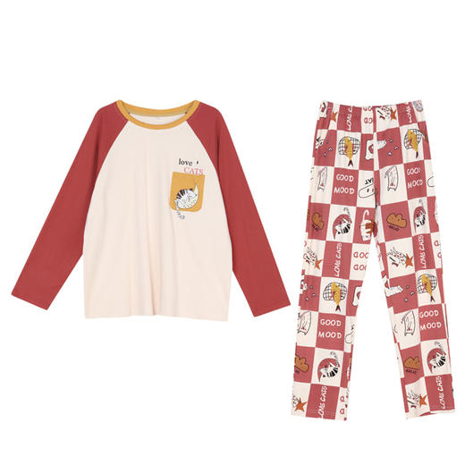 都市丽人生活家居女士睡衣双面无尘棉家居服LH22F6 商品图3