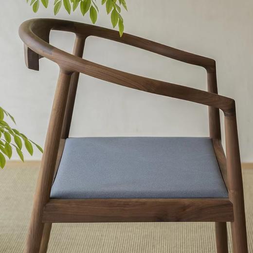 云椅  新中式胡桃木茶椅 餐椅 商品图2