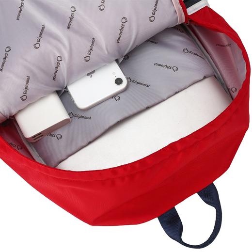 Diplomat外交官 双肩背包DS-14071L蓝配红 商品图2