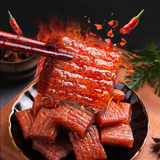 双娇素大刀肉 香辣味 208g 商品图2