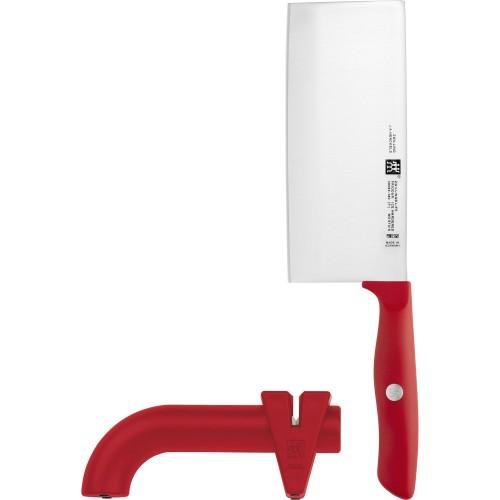 Zwilling双立人德国进口家用不锈钢菜刀磨刀器两件套装中式多用刀厨房刀具38592-001  商品图0