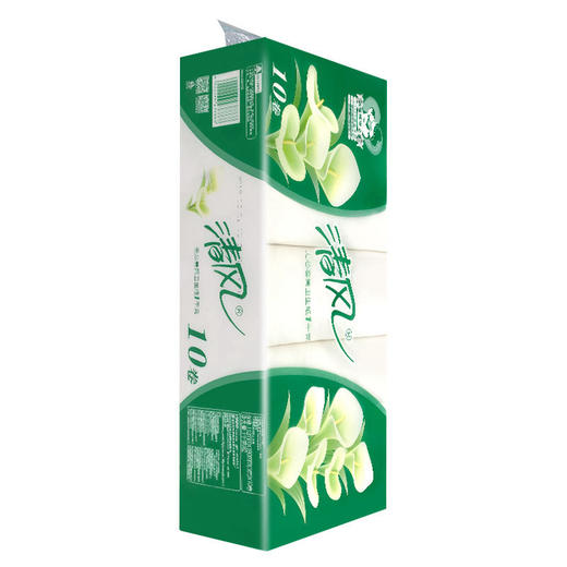 「家用10卷装！原生木浆」清风无芯卷纸3层10卷家用纸巾厕所纸卫生纸实惠装 商品图2