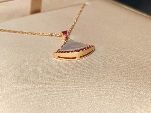 宝格丽七夕情人节扇子项链 商品图7