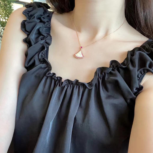 宝格丽七夕情人节扇子项链 商品图2