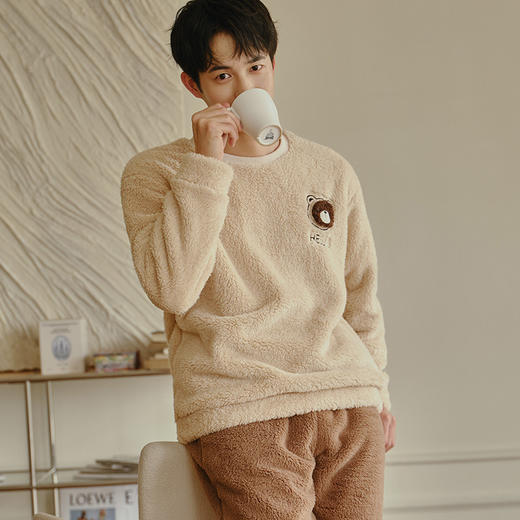 都市丽人都市锋尚睡衣轻松浴室北极绒家居服FH22F6 商品图0