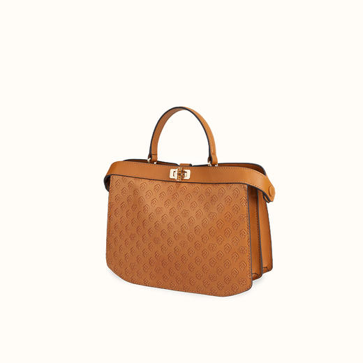 PLD/保兰德 经典系列风琴包 老花手提贝壳包女单肩斜挎包 商品图1