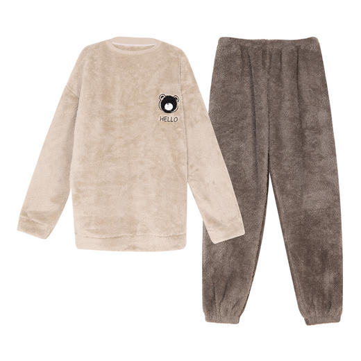 都市丽人都市锋尚睡衣轻松浴室北极绒家居服FH22F6 商品图5