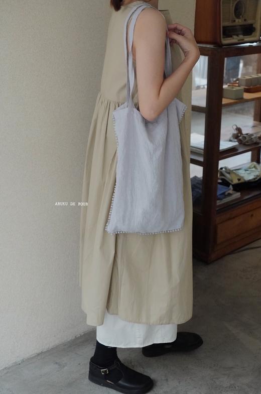 Francescaamamlabel卡其深蓝黑背心裙 商品图1