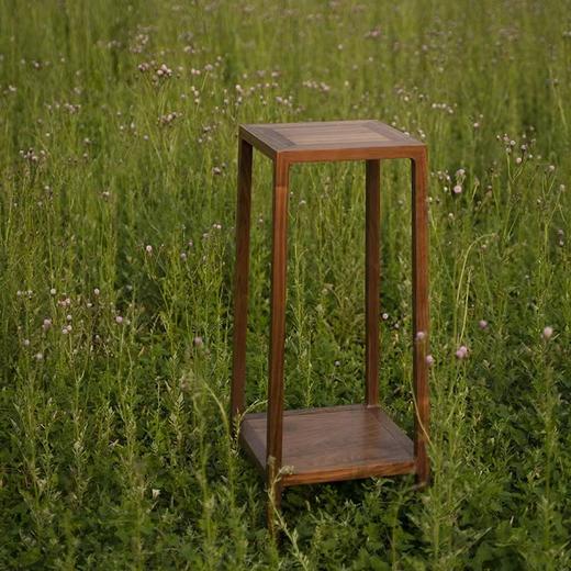 花几  黑胡桃木展示架 商品图3