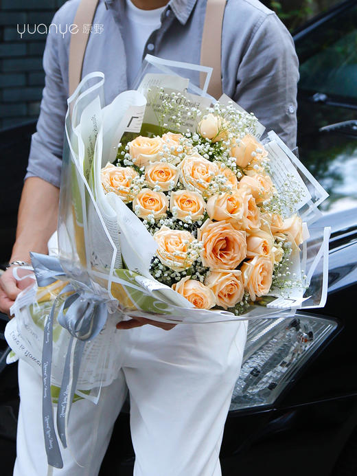 19朵香槟满天星花束 商品图0