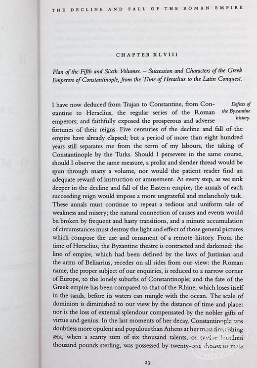 【中商原版】罗马帝国衰亡史 英文原版 History of Decline&Fall of Roman Empire 爱德华吉本 商品图5