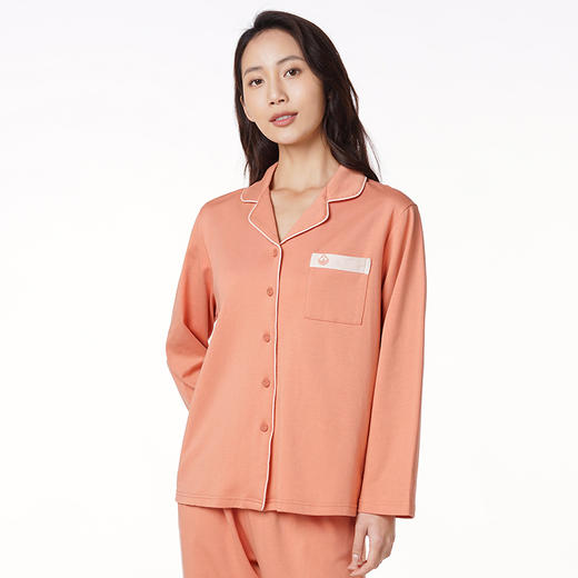 都市丽人降温必备暖感无尘棉中厚长袖类女士家居服女士睡衣LH20A5 商品图1