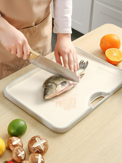 【防霉双面】日本焦亚gioia防霉菜板双面家用食品级塑料砧板婴儿辅食案板 商品图3